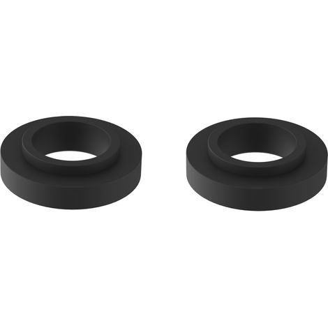 Plaque de base ULTRAMIX sous le mitigeur, la paire, noir mat