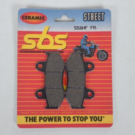 Bremsbelag sbs für quad honda 250 trx r 1986 bis 1989 av / 558hf