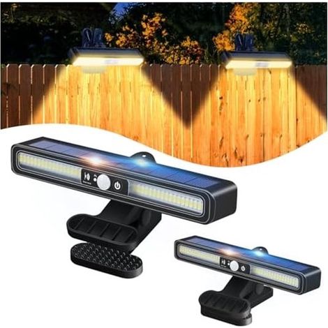 Luces solares para exteriores，juego de 2，3 configuraciones，luces solares LED para exteriores，impermeables IP65，aptas para jardines (1/5)