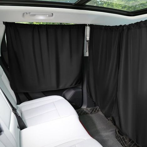 Ensemble rideaux séparation voiture - 3 pcs, 140x80cm - Rideaux pour camping car SUV et véhicules généraux - Accessoire Aucunely (1/5)