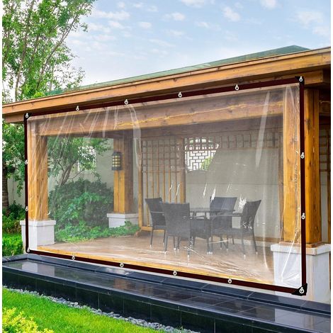 Filiyano-Bâche transparente 120 x 180 cm - Protection robuste pour clôtures de terrasse. Protection hivernale pour plantes, jardins, poulaillers et (1/5)