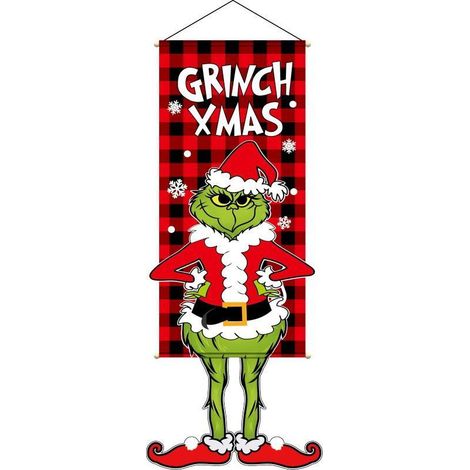 Neue Weihnachtstischdecke zum Aufhängen, für Banner, Partydekorationen, Zubehör, kreative Hintergründe mit Cartoon-Print (1/5)
