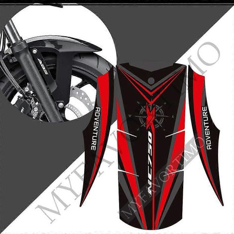 Protections adhésives pour carénage et réservoir Honda NC 750, NC 750 X, NC 750X3 (2021-2022) : protection genoux, pare-brise, protège-mains et déflecteur de vent (1/4)