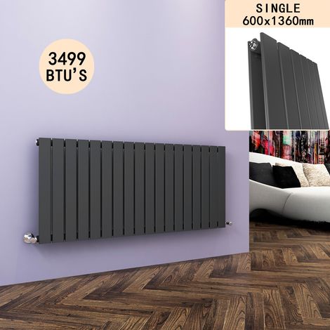 ELEGANT Radiator Designer Radiator, 600 x 1360 mm, Single Flat Panel (1/5)