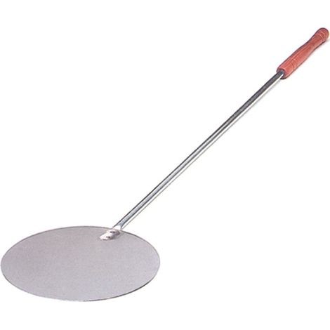 Pala per Pizza Tonda in Acciaio Inox Ø32 cm con Manico 150 cm (1/2)