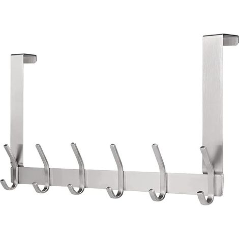 Coat Hanger for Door 4.5 cm Stainless Steel Silver (1/5)