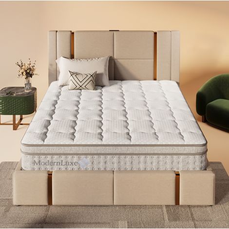 Materasso 140x190 cm 7 zone H3 a molle insacchettate OKMYHOME (1/5)