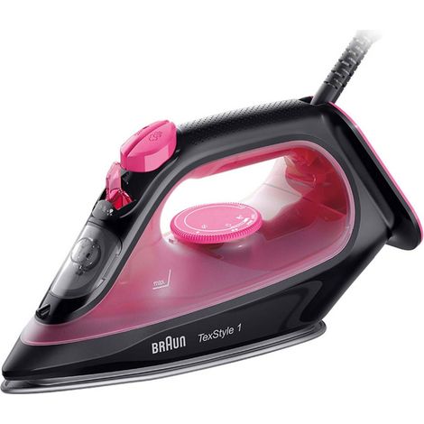Braun TexStyle 1 SI1070PU Dampfbügeleisen violett schwarz (1/5)