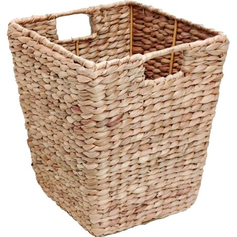 Water Hyacinth Wastepaper Bin - Woven Design (1/5)