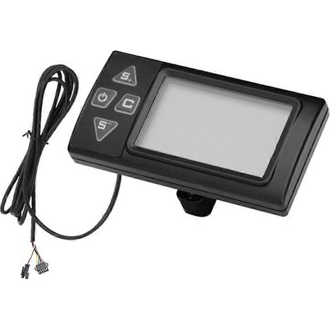 Intelligentes LCD-Display für E-Bikes S861 (24 V, 36 V, 48 V), kompatibel mit E-Bikes und E-Scootern. SM-Siegel. (1/5)