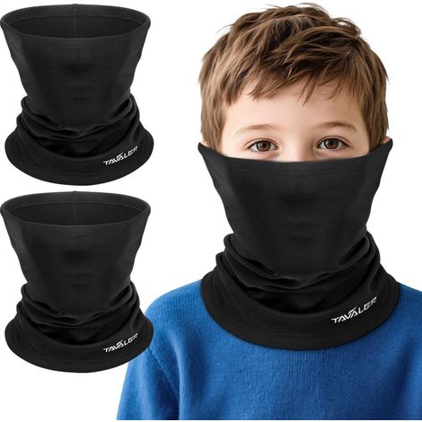 Tour de cou enfant multifonction hiver coupe-vent chaud 2 pièces (1/5)