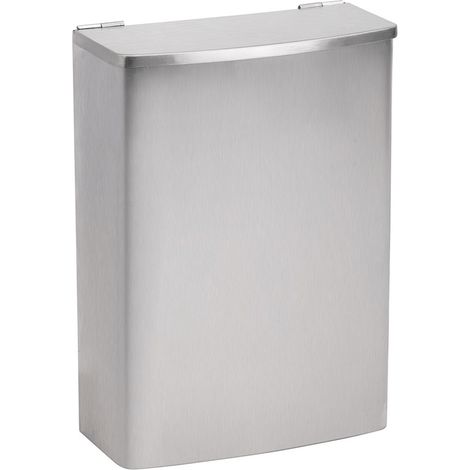 Poubelle murale 5 l en acier inoxydable, chrome (105115055)