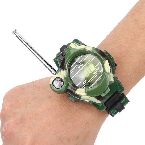 Montres talkie-walkie enfants avec intercom numérique, portée 30 mètres, 7 fonctions ludiques