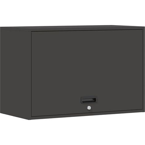 Armoire murale pour garage Noir 80 x 40 x 53 cm (1/5)