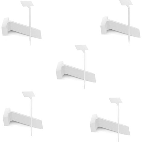 200 pièces extérieur plante Label résistant à l eau plastique plante T Type Tags Nursery jardin Markers (1/5)