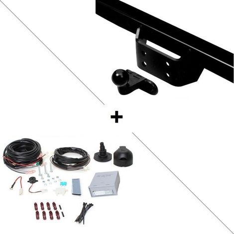 Attelage Ford Transit Connect / Tourneo Connect (04/09-12/13) Standard + faisceau universel 7 broches + boitier électronique (1/2)