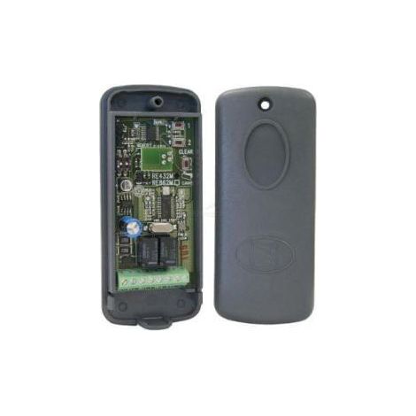 Came – Récepteur bicanal 12-24V pour motorisation de portail – Compatible avec 50 émetteurs – Fréquence 433.92MHz – Indice de protection IP65