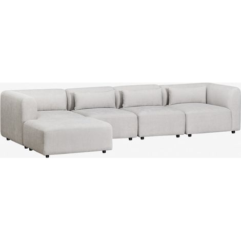 Divano modulare a 4 pezzi con pouf Fogler SKLUM            