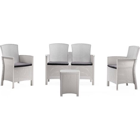 Set Salotto da Esterno - Salottino Outdoor Bianco (1/5)