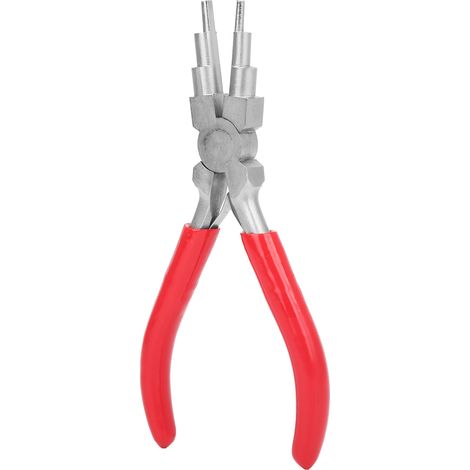 Pince à boucler pour former le fil, bouche ronde, 6 en 1, pour la fabrication de bijoux (1/5)