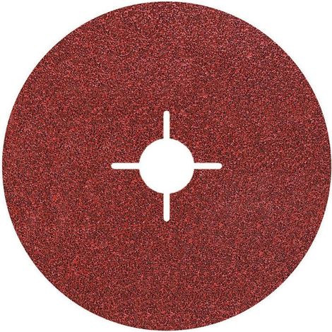 50 Disques abrasifs, Grain 100, Diamètre 125 mm, Pour meuleuse d'angle, Bois et métal (1/5)