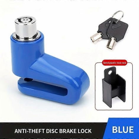 Antivol de disque de frein 7 mm, antivol de sécurité robuste pour moto, scooter et vélo, mécanique sans pile (1/5)