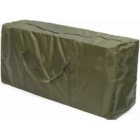 Lichtgewicht opbergtas voor tuinkussens, 122 x 39 x 55 cm, groen. (1/5)