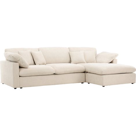 Canapé d'Angle Réversible "Amalfi" 297cm Beige (1/5)