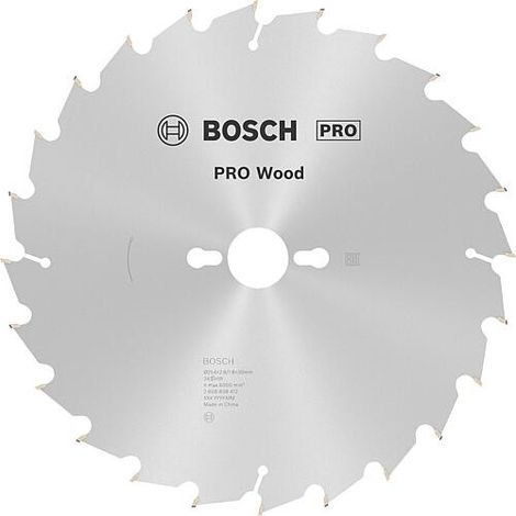 Lames de scie circulaire Ø 254 x 30 x 2,8 avec 24 dents, pour une utilisation universelle dans le bois (1/6)