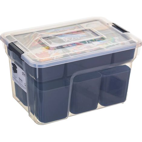 Cassetta di plastica a scomparti samba da 8 litri  - 5five