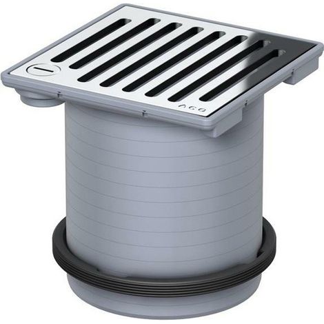 ACO Aufsatzstück Passavant 149x149/ K3/ ABS/Rost V2A/ verriegelbar, 5141.71.22