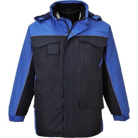 Parka RS Bicolore couleur : Marine/Royal taille S - PORTWEST
