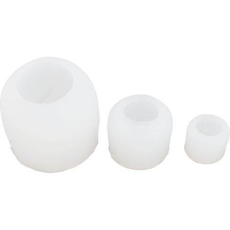 3-teiliges Silikon-Bastelset, 3D-Rosenformer für Schokoladen-Tonfiguren und Tortendekoration, 3 verschiedene Größen (1/5)