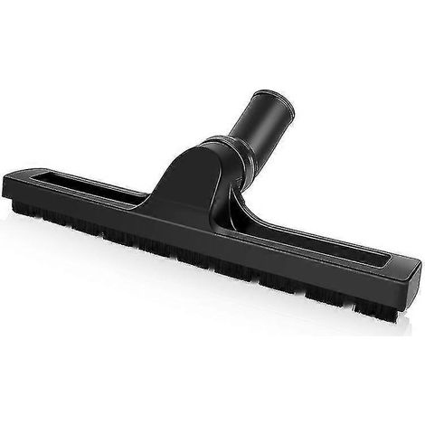 Brosse de sol extra large en crin de cheval - 32 mm. Tête de brosse à poussière avec tête pivotante et accessoire à roue lisse. Ressort de rechange en crin de cheval pour aspirateur universel.
