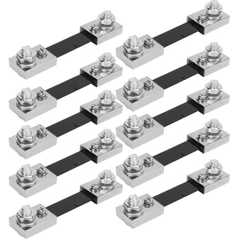 10 pièces shunt de courant continu 75mV 100A FL-2 en alliage cuivre-manganèse pour ampèremètre (1/5)