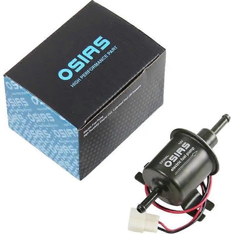 Pompe électrique universelle HEP-02A Yangma 12V pour excavatrice, entrée et sortie d'huile de 8 mm pour essence et diesel. (1/4)