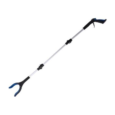Pince de préhension Pliable, légère et multifonctionnelle, pour ramasser Facilement Les déchets à l'intérieur l'extérieur. Poignée Ergonomique antidérapante mâchoire rotative - (1/5)