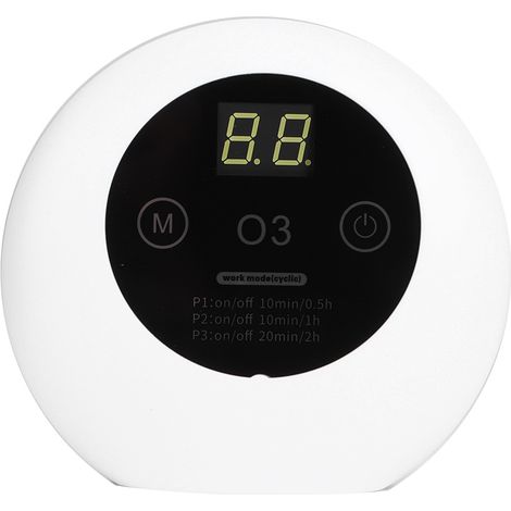 Mini-Luftreiniger für Zuhause, tragbarer Ozongenerator mit UK-Stecker (AC 90–250 V) (1/5)