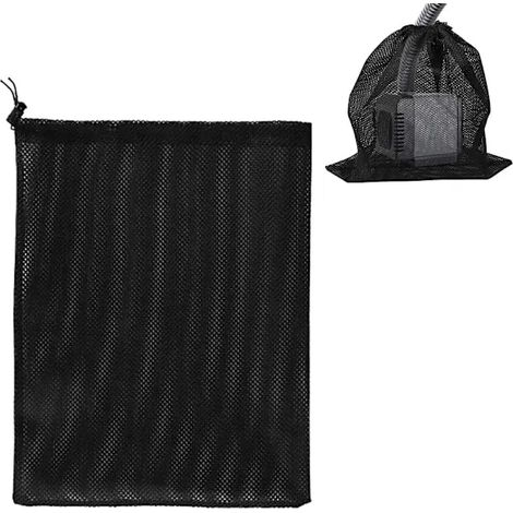 Sac de protection pour pompe, sac filtrant en filet pour pompe, sac filtrant à poussière pour pompe, sac en filet pour pompe, accessoires de filtre pour pompe à eau domestique (4131cm)-AquaForge (1/5)