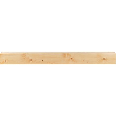 Mophorn Kaminsims, 72" x 8" x 5", hält bis zu 50 lbs, Kaminsims aus Naturholz für über dem Kamin, an der Wand montiertes schwebendes Bauernhausregal, handgefertigtes rustikales Naturdekor