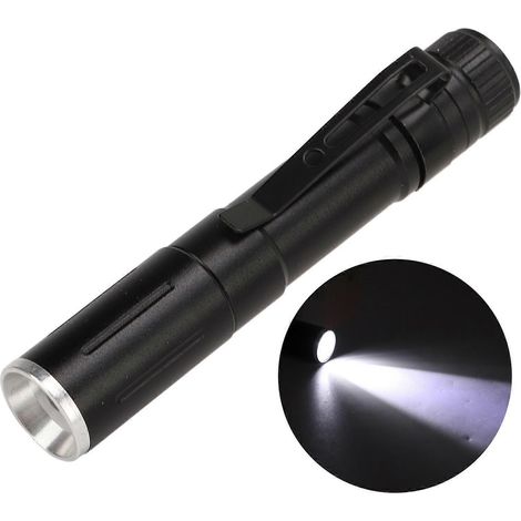 Mini lampe torche LED extensible à mise au point, idéale pour l'inspection, la réparation, le camping nocturne et la formation. (1/5)