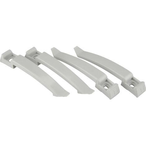 Kabel-Klemmbügel 100 mm grau 4x Nagelschellen (1/2)