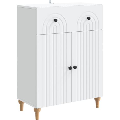 Sideboard mit Schubladen Weiß 66 x 34,5 x 90 cm Holzwerkstoff vidaXL