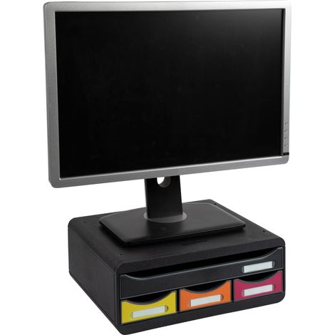 Set de cajones escritorio Toolbox con 4 cajones arlequinado Exacompta (1/5)