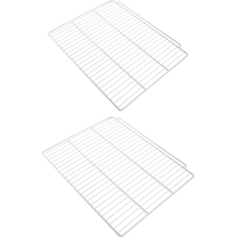 2 Stück Kühlschrankregal Organizer aus Kunststoffbeschichtetem Stahl Draht Verstellbar mit (1/5)