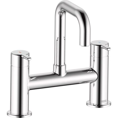 Bristan Altum Bath Filler Tap Pillar Mounted - Chrome
