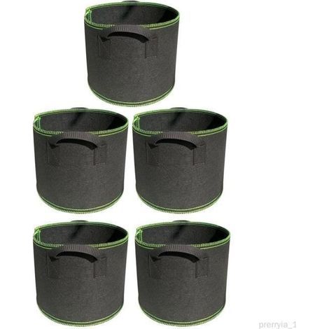 Pflanzsack aus Vliesstoff, atmungsaktiver Gemüsepflanzsack für 7 Gallonen (1/4)