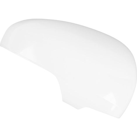 White ABS Plastic Mirror Cover, Weatherproof, Durable, Scratch-Resistant, Easy to Install Protection for Car Side Exterior Mirror (Right) (1/5)