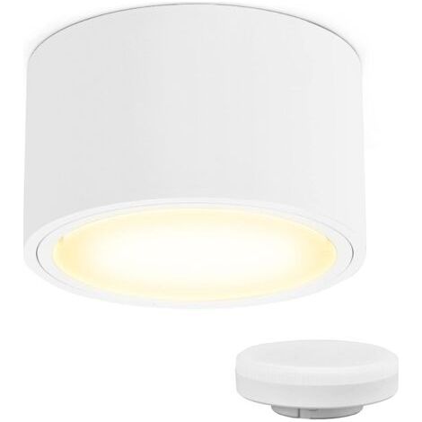 LED Surface Mount Spotlight 9W Replaceable GX53 Bulb 3000K Warm White Ceiling Spotlight LED Downlight (1/3)