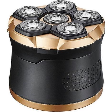 Rasoir électrique pour tête pour hommes chauves, rasoir magnétique 6D, rasoir à barbe rechargeable, écran LED, tondeuse à cheveux étanche A (1/5)